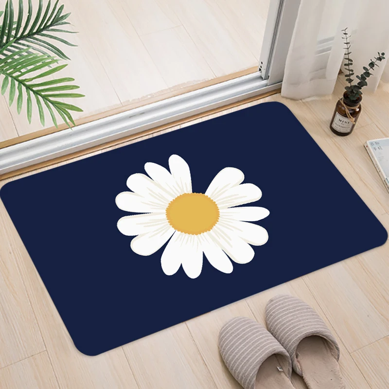 Daily Sharing Sucking Unbreakable Mat/flower 3 colors