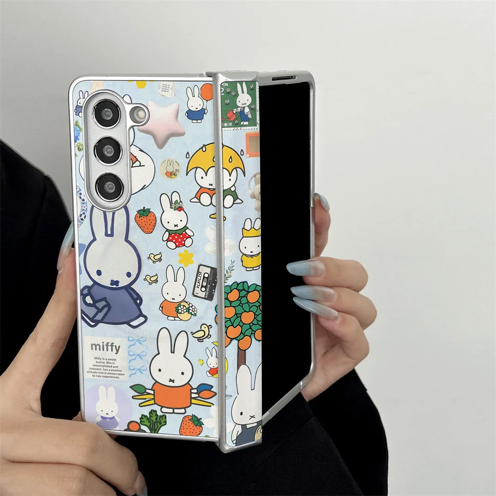 Korean style Cute Garden Miffy Rabbit Skin Plating Fashionab