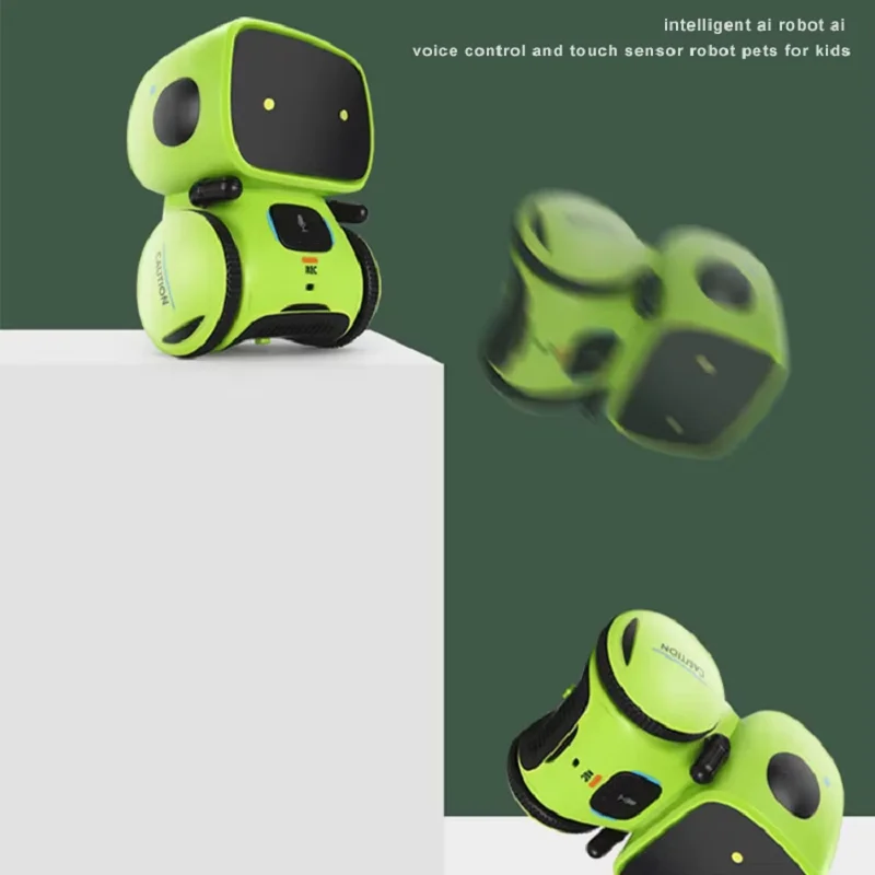 روبوت تفاعلي ذكي مع التحكم الصوتي ومستشعر اللمس والتسجيل وتكرار لعبة تعليمية لتعلم الجذعية الذكية للأطفال #5