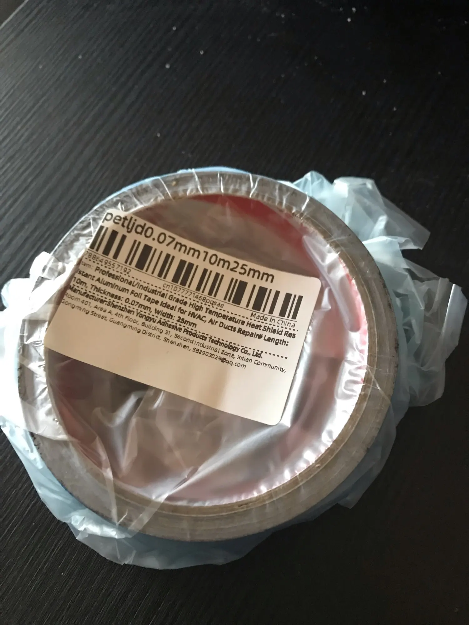 Professional/Industrial Grade High Temperature Heat Shield Resistant Aluminum Foil Tape Ideal for HVAC, Air Ducts Repair photo review