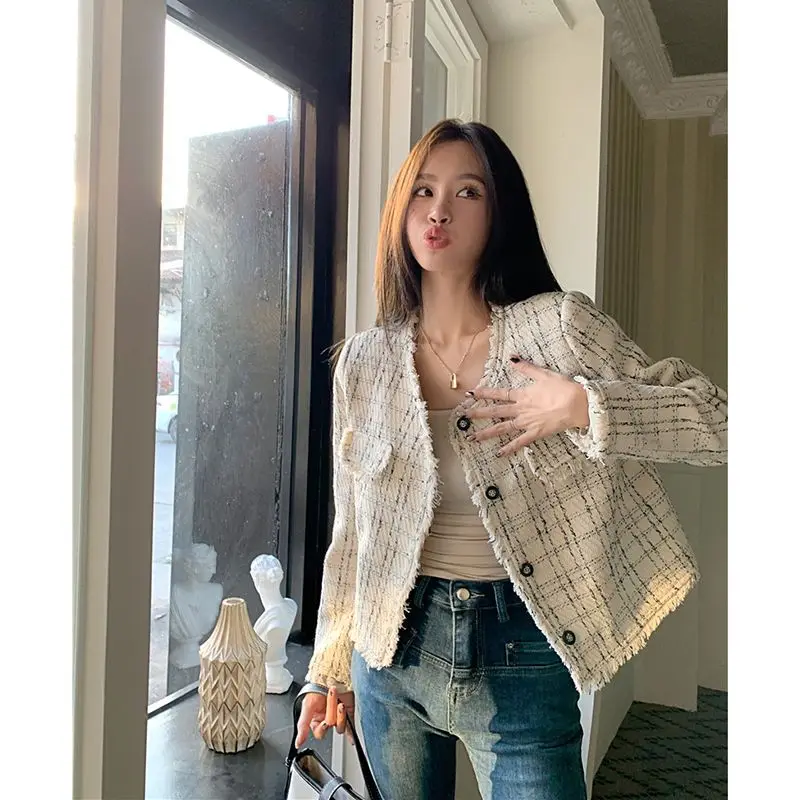 

Spring 2023 New Style Vintage Fur Long Sleeve Coat Women Casaco Feminino Chaquetas Para