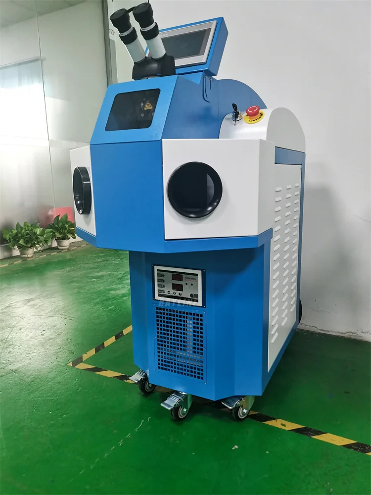 Vertical Desktop Jewelry Laser Welding Machine 160J 200W YAG Spot Laser Solder For Gold Silver Jewelry Metal Ring Chain Watch