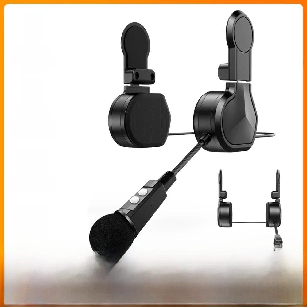 Nouveau casque de moto Bluetooth Bt9 casque Double oreilles 800Mah 5.3Bt étanche commande vocale appel mains libres lecteur de musique