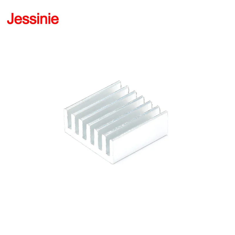100 sztuk/1 szt. 14*14*6mm Radiator z Stopu Aluminium, Chłodnica do Chipów Elektronicznych IC, Radiator Chłodzący do CPU RAM GPU PCB — zdjęcie produktu 6
