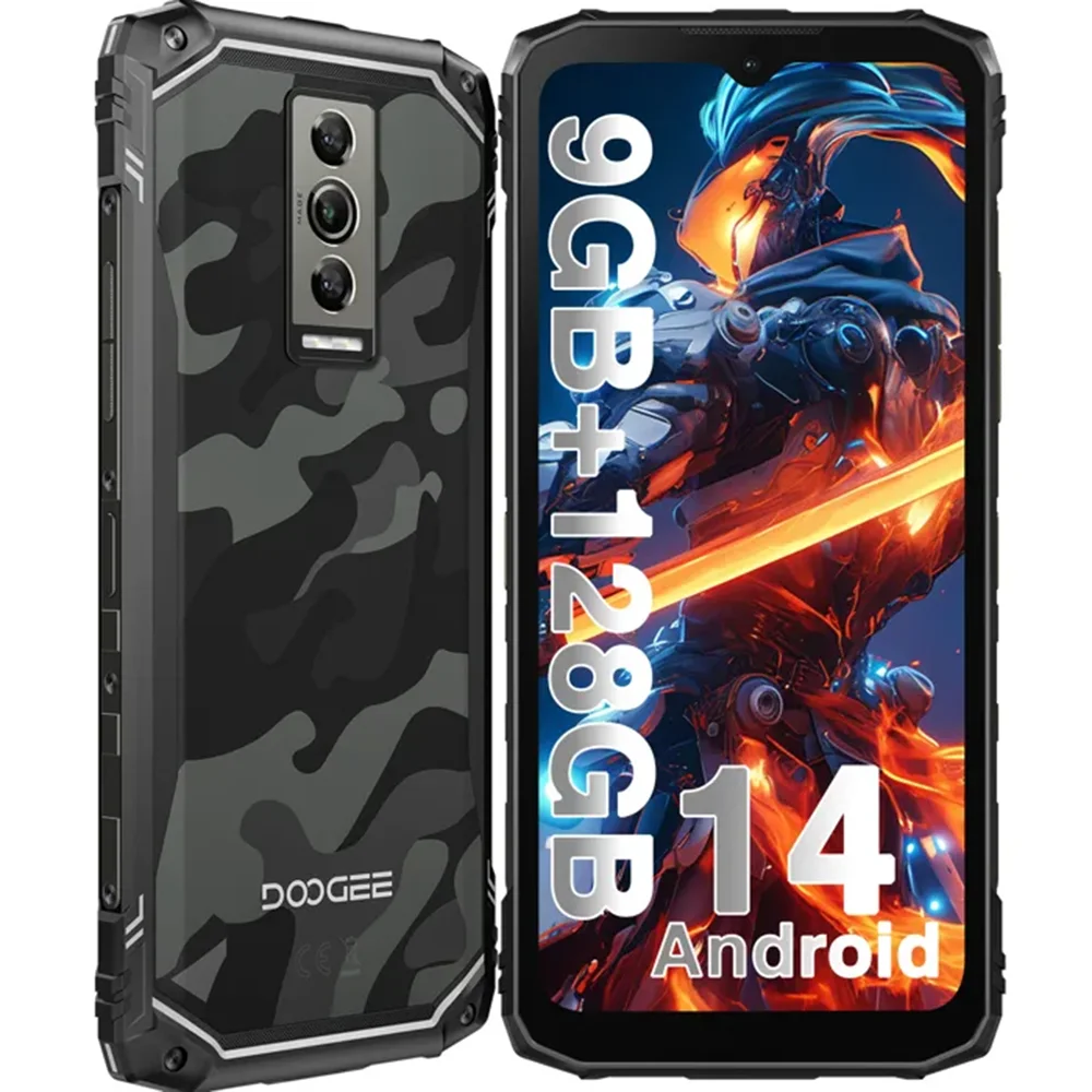 DOOGEE BLADE 10 Rugged Smartphone 9GB(4+5) 128GB, IP68 Phone 6.56