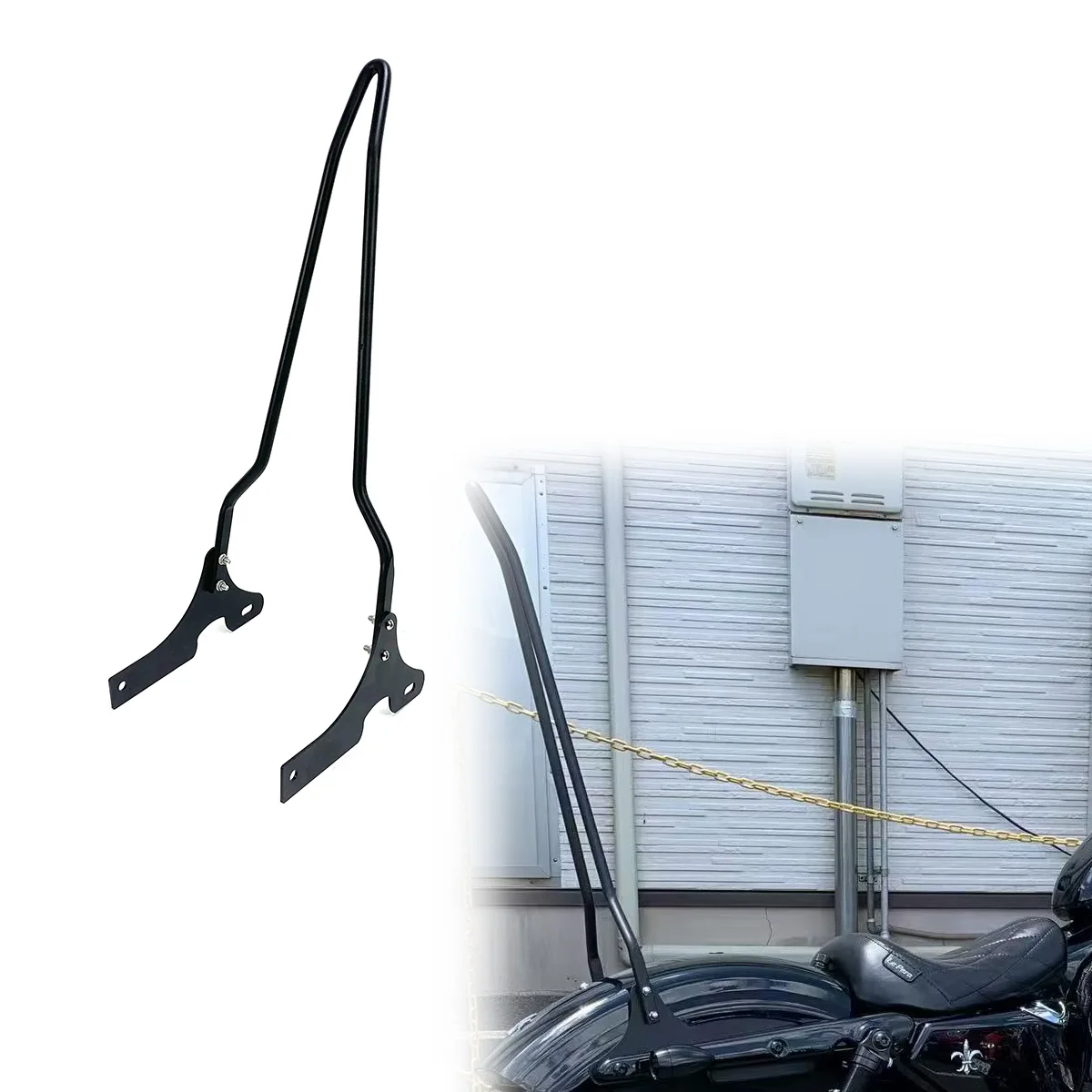 

Мотоциклетная цельная съемная спинка пассажира, вертикальная стойка для Harley Sportster XL883 XL1200 X48 X72 2007-2021