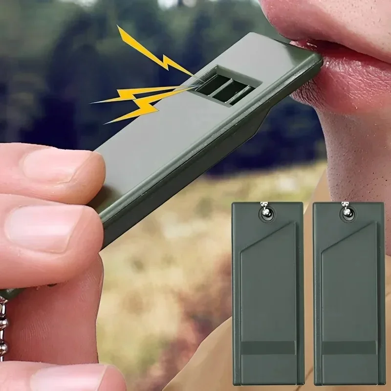 Sifflet à 3 fréquences, décibel élevé, survie Portable en plein air, sifflet Audio Multiple, Camping, accessoires de randonnée d'urgence, outil Edc
