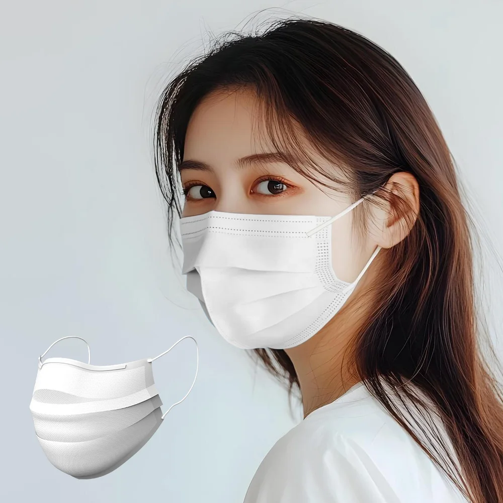 (100 copies) Large KF-AD Bi-Mal Bout MASK Easy to Breathe Dental MASK