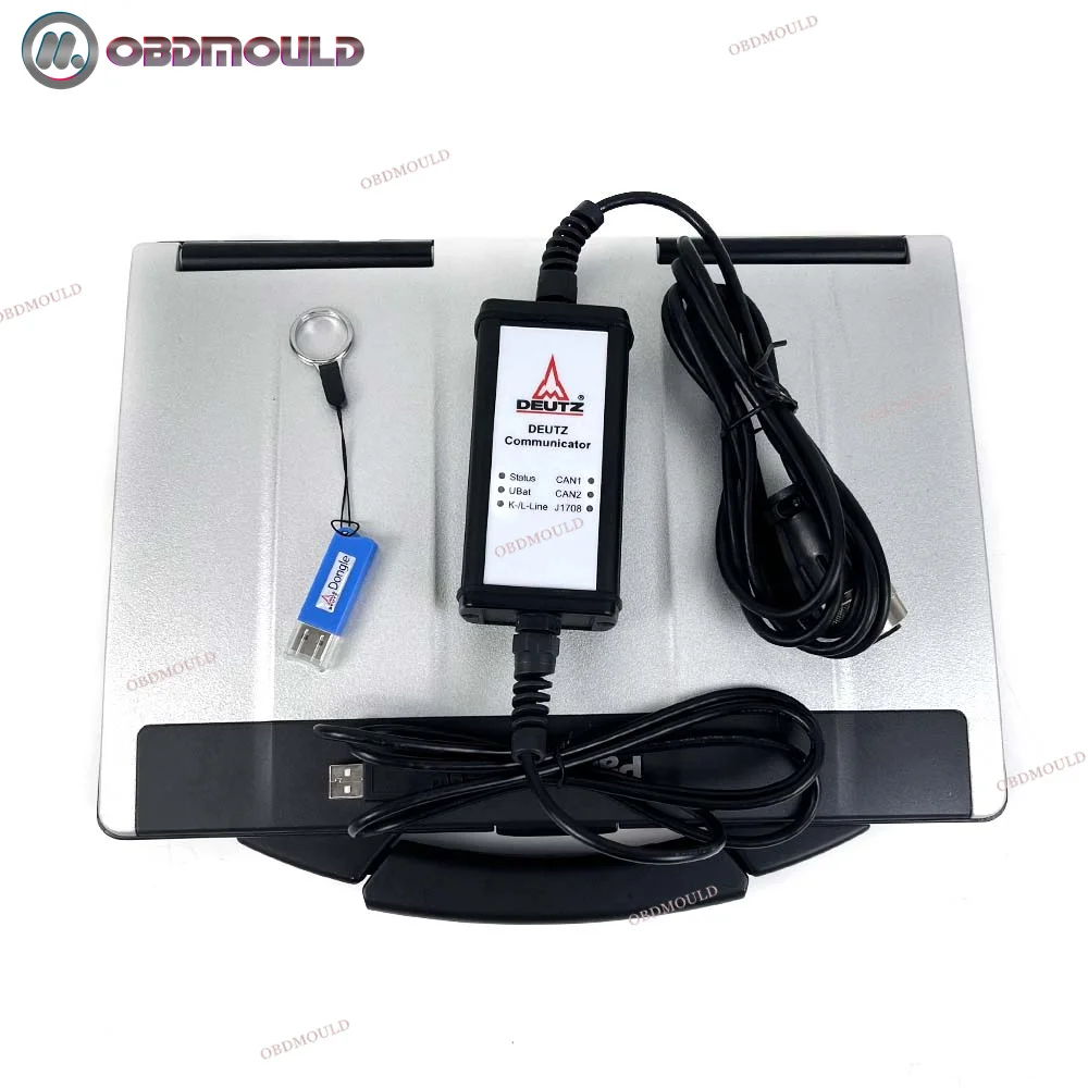 

for Deutz diesel generator controllers tractor truck diagnostic kit DEUTZ DeCOM SerDia diagnostic programming tool+CF53 laptop