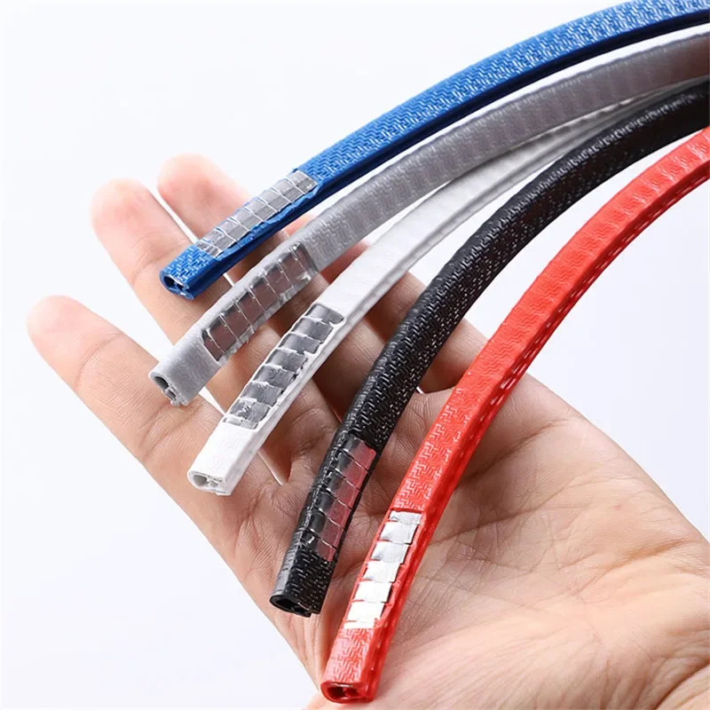 Autodeurbeschermer Rand Krasstrip Guard Trim Autodeur Anti-botsing Bescherming Strip Staal Auto-styling Accessoire - afbeelding 2