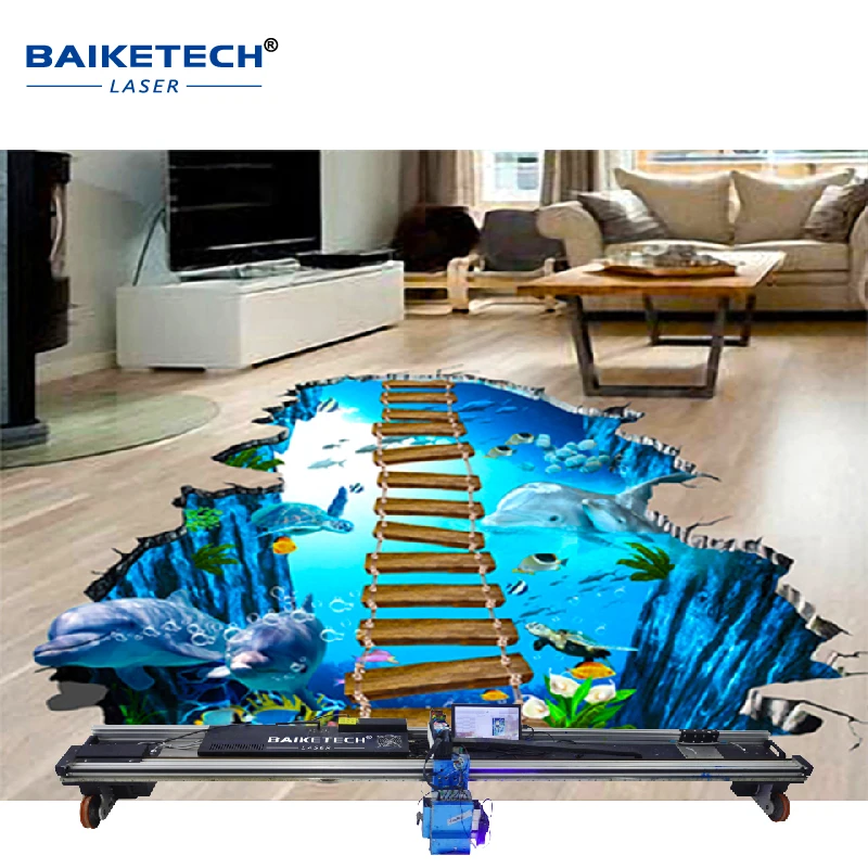 

TH-UV32F Industrial Direct to Floor Horizontal Effect Inkjet Machine 9600dpi 3D AI Robot Floor Printing Machine for Parking Spot