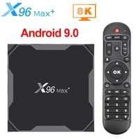 X96 MAX Plus Smart TV Box 4GB+64GB Android 9.0 Amlogic S905X3 Quad Core 2.4G/5G Wifi 4K HDMI-compatible Set Top Box