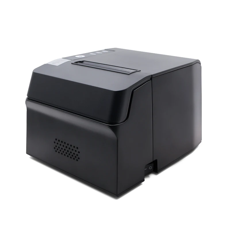 80mm 3inch Thermal POS Receipt Printer Auto Cutter USB+LAN Interface High Quality 220mm/sec Print Speed