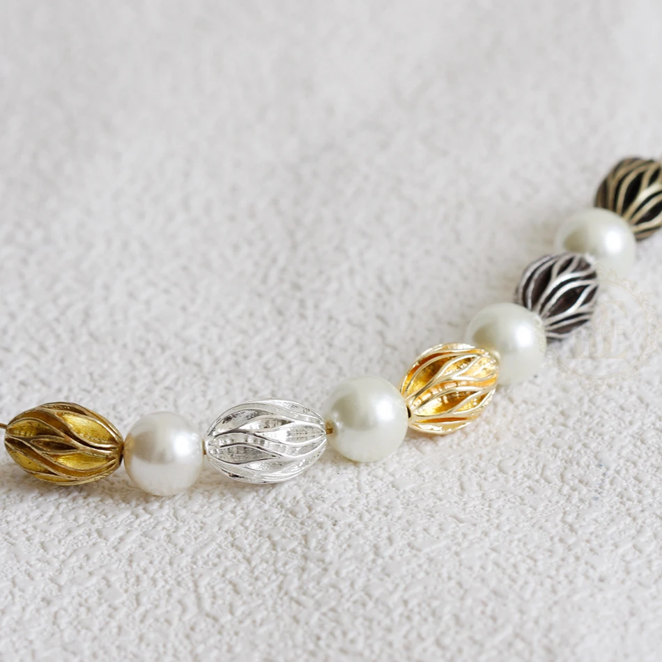 DIY Supply-قطعة واحدة من العثور على النحاس الصلب المطلي الممتاز - فاصل بيضاوي (4912C)