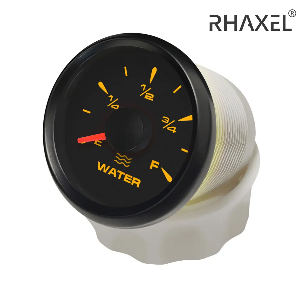 

RHAXEL Universal 52mm Water Level Gauge Meter Signal 0-190ohm 240-33ohm 9-32V for Boat Truck Level Sensor 250-500mm Long