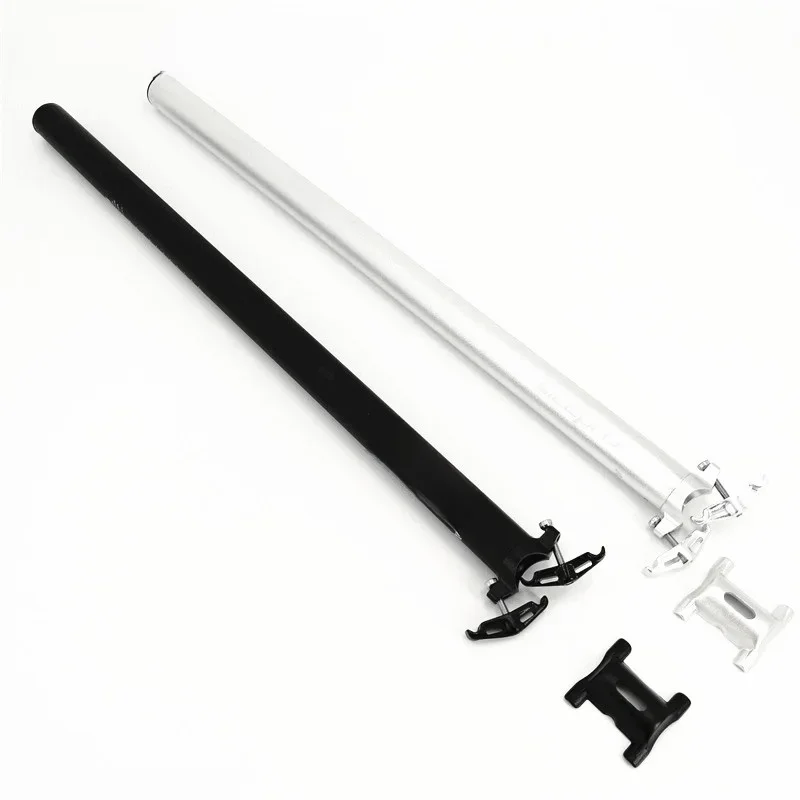 AliExpress NONE Litepro Seat Post For Brompton 33.9mm 31.8mm *600mm Aluminum Alloy Seat Tube Black Silver 31.8mm Folding Bike Seatpost