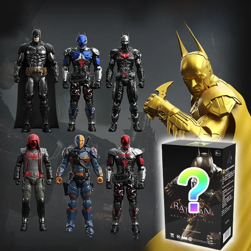 Nowy F5 Batman Arkham rycerz zmontowany Model pudełko z niespodzianką 7 styl 10cm kolekcja figurek Hobby Model ozdoby zabawki dla chłopców prezent — zdjęcie 2