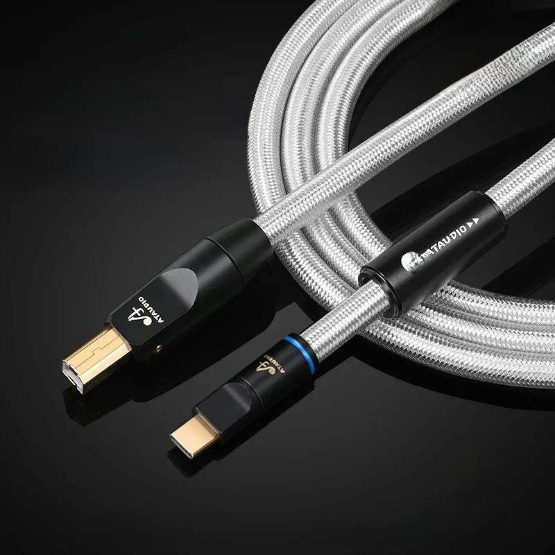 Kabel audio USB Hifi Upgrade typu A do typu B, A-C, C-B, C-C Kabel USB OCC Ekranowany kabel audio do DAC — zdjęcie produktu 7