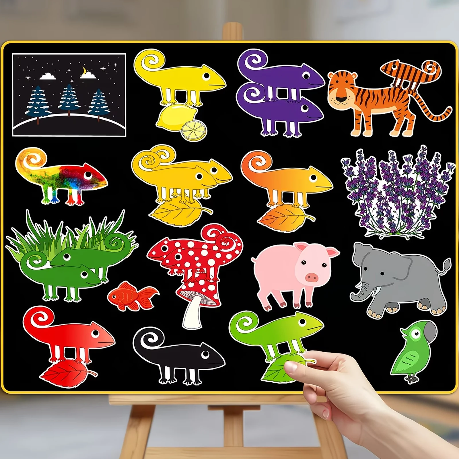 A Color Of His Own Felt Story Set, Teacher Teaching Aid, Interactive Learning Activity, Educational Teaching Tool, Ages 3+