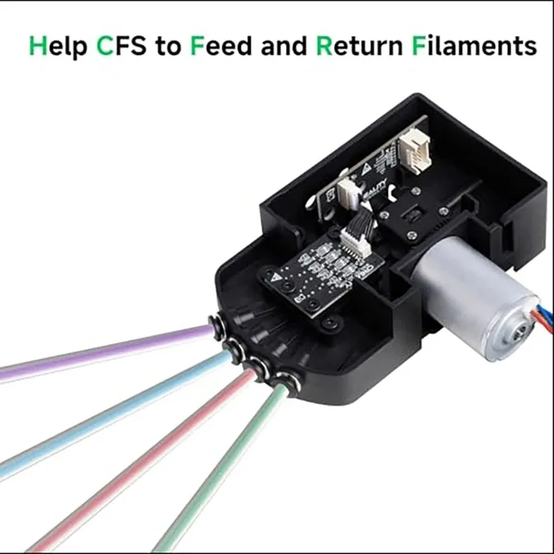 Creality Original CFS Bottom Bracket Kit Five-way Kit_brushless Motor_0.35A_24V_L11_flat Shaft_1 for K2 Plus CFS 3D Printer Part 2