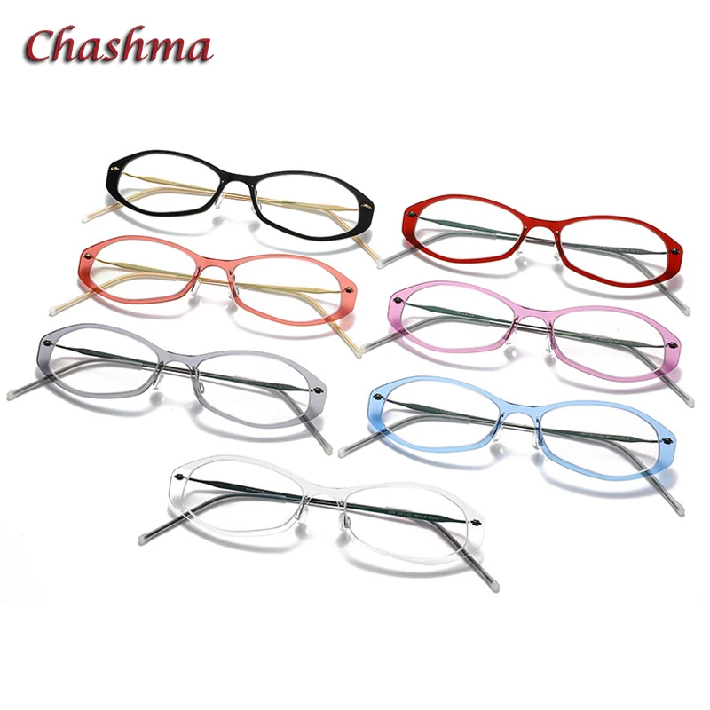 Chashma Brillen TR90 Reinem Titan Frauen Optische Brillen zum Lesen Brillen Rahmen Student Myopie Brillen