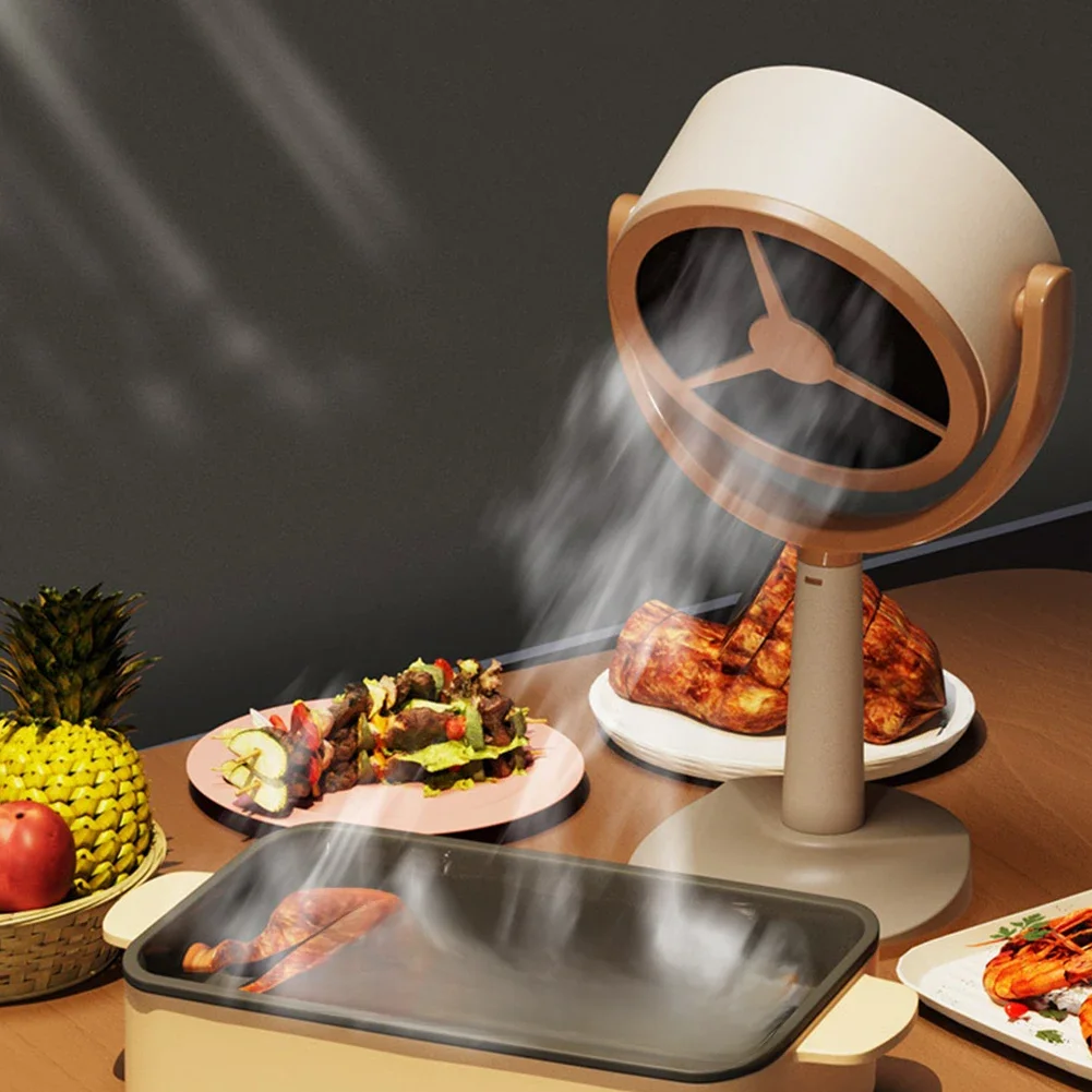 Hotte de cuisine de bureau, extracteur portable, cuisinière accessible, petit ventilateur, aspiration pour fumer, USB, maison, cuisine, barbecue intérieur, marmite
