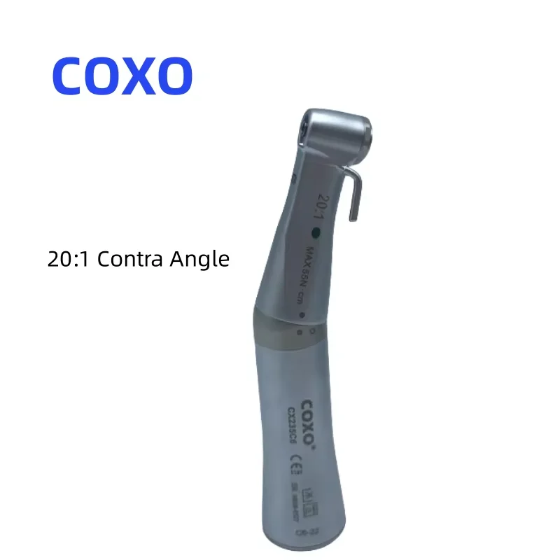 

COXO Dental Low Speed Handpiece 20:1 Contra Angle Slow Head Bending Machine Electric Motor For Implant Surgery Dentistry Tools