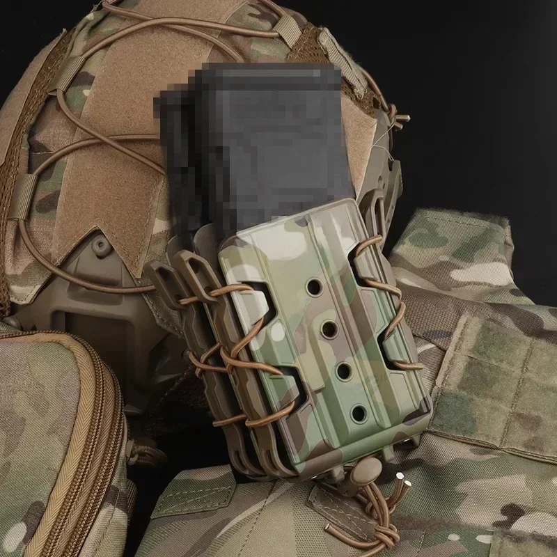 Taktyczny podwójny magazynek 5.56 etui myśliwskie magazynek terenowy CS strzelanie System Molle akcesoria do paintballa saszetka biodrowa — 2
