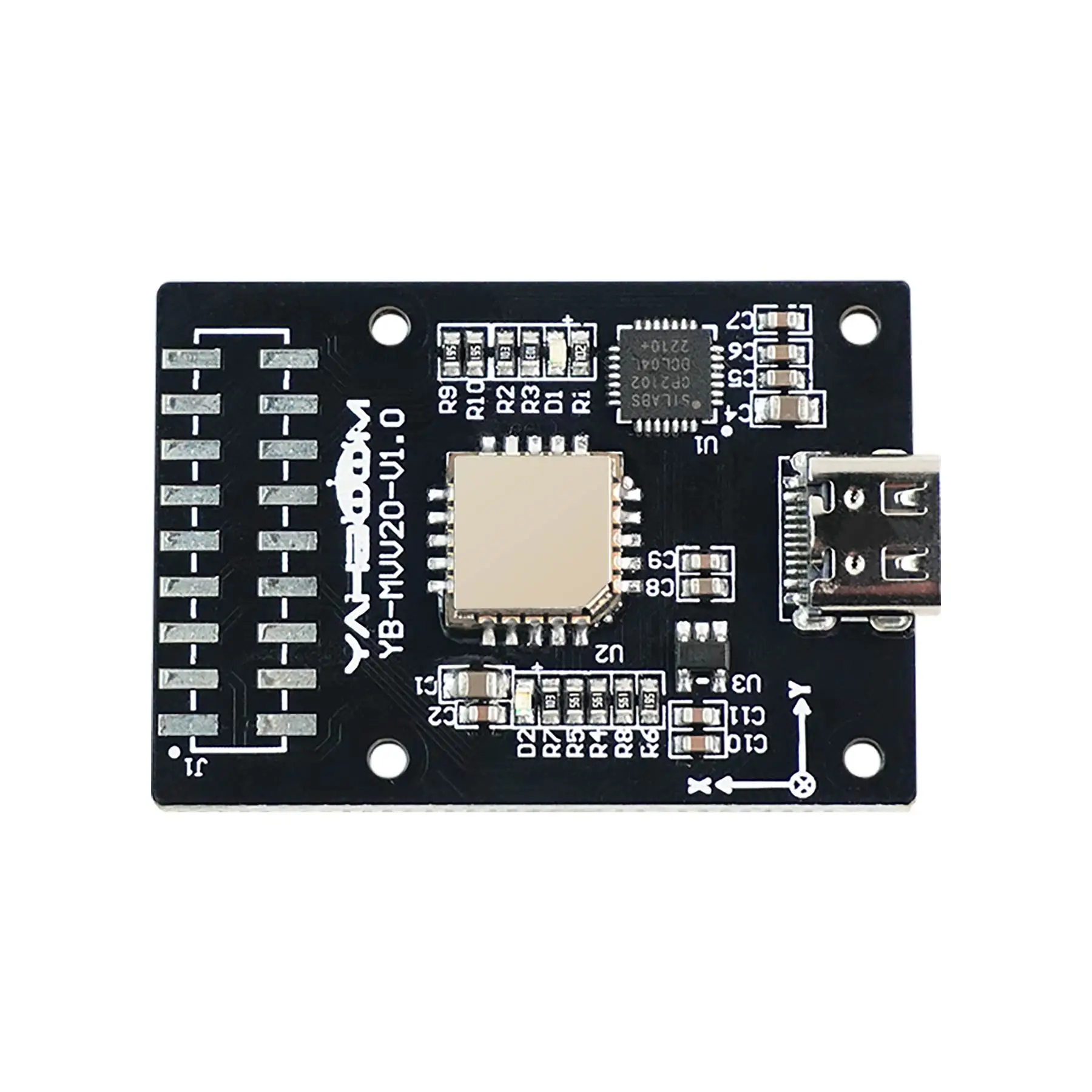 Sensor inercial das arhs do módulo de navegação de yahboom imu 9-axis com temperatura do magnetômetro do giroscópio do acelerômetro para robôs do ros