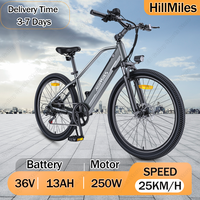Hillmiles MileTrail 1 Electric bike 250W Motor 36V13Ah Lithium Battery Electric Bike 26*1.95 inch Tire Mountain Electric Bicycle
