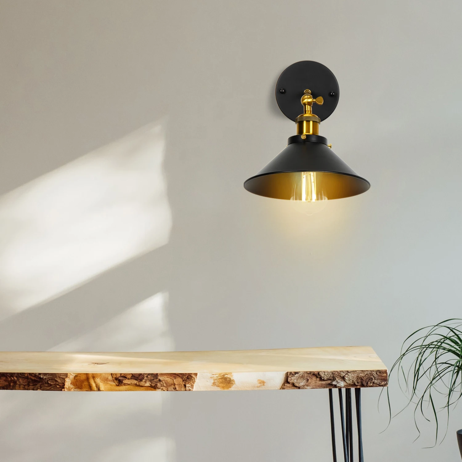 Vintage Retro Loft Wall Light Industrial Wall Lamps Bedside Lamp Shade E27 LED Wall Sconce Modern Indoor Home Lighting Fixture
