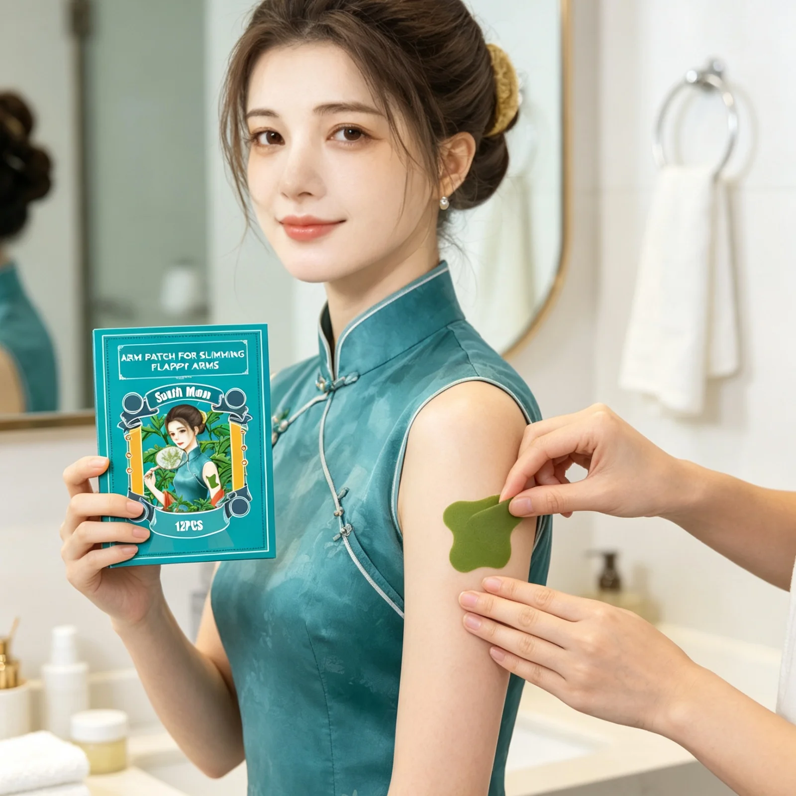 South Moon Arm Slim Patch Define Arm Contours Burning Fat Cells Boosting Skin Metabolism Improve Skin Bounce Arm Shaping Patch