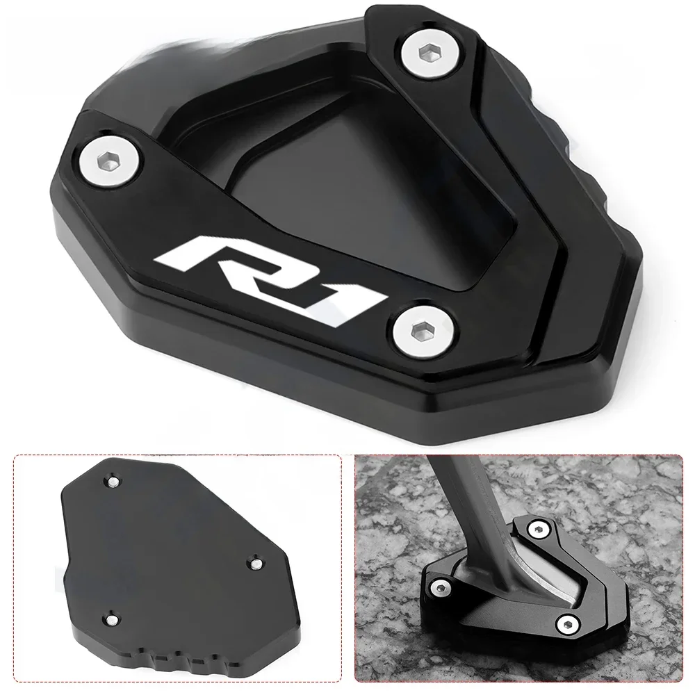 Do YAMAHA R1 YZFR1 YZF R1 YZF-R1 yzf r1 2015 - 2023 Motocyklowa aluminiowa podpórka boczna Przedłużenie podpórki bocznej Akcesoria — 2