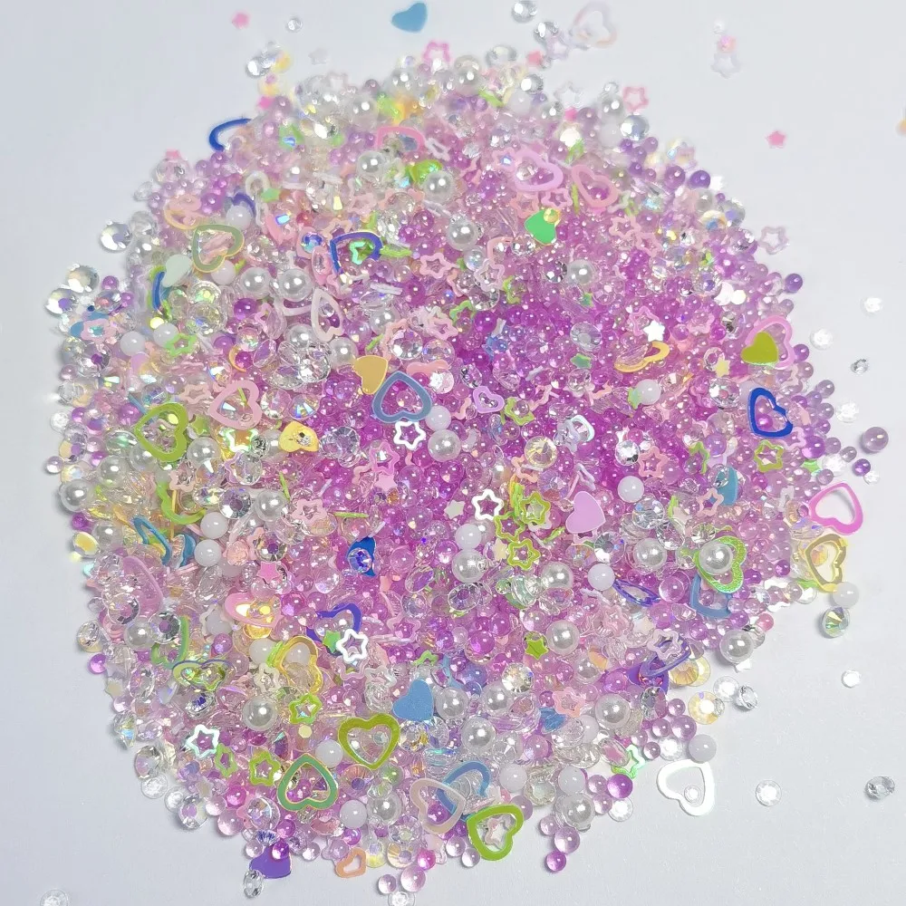 Wholesale Heart Star Polymer Clay Sprinkles Bead Mix for Slime Fillers Shaker Cards Resin Art and DIY Crafts