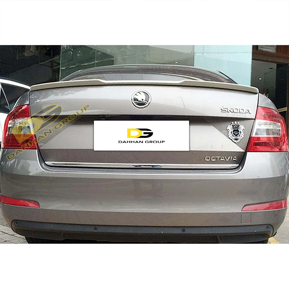 Skoda Octavia Mk3 2013 - 2020 M4 F80 Vrs Stijl Achterste Kofferbak Spoiler Vleugel Ruw Of Geverfd Oppervlak Hoge Kwaliteit Abs Plastic