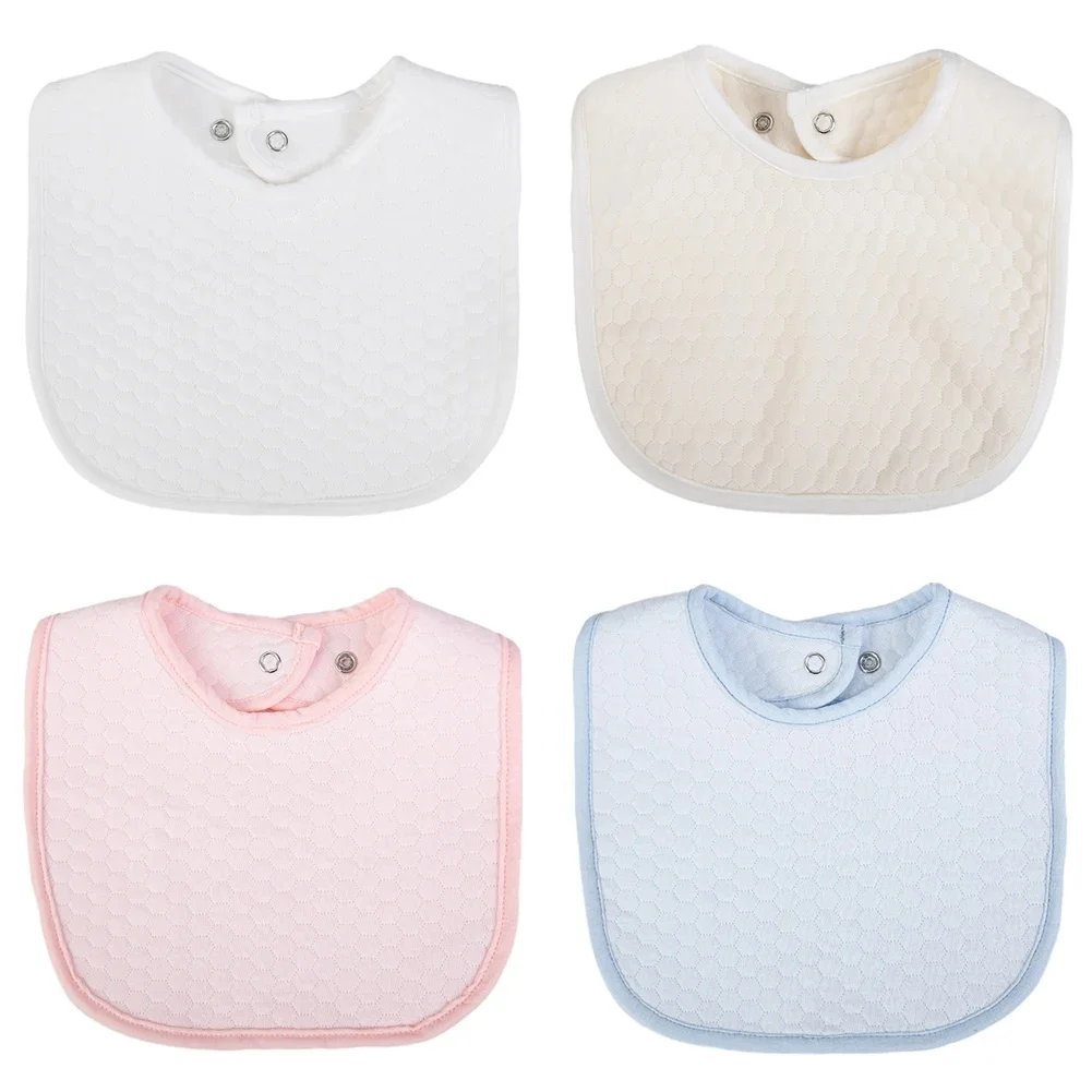 Bavoirs en Coton Solide pour Bébé, Serviette Absorbante Coréenne pour Nourrisson, Écharpe Imperméable à Pression pour Garçons et Bol