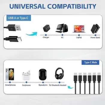 Type-C OTG USB 3.1 公頭轉雙 2.0 母頭 OTG 充電 2 埠 HUB 線纜 Y 型分線器 9 最佳銷售 USB-C 分線器線纜 - №4