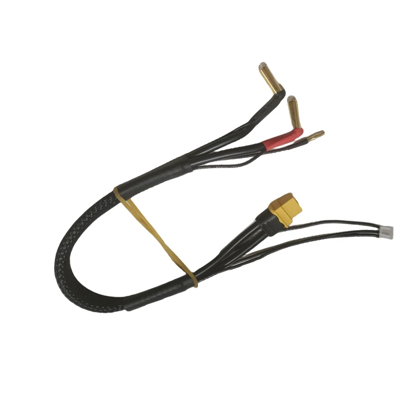 High Amps 2S RC Car Hardcase LiPo Battery XT60 Gold Plug Bullet Connector 5mm Pins 2mm 12awg 300mm JST-XH3P 22awg 360mm