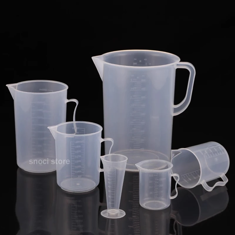 PP Plastic volumetric flask laboratory test flask with cap  25 100 250 500ml 1000ml Laboratory supplies