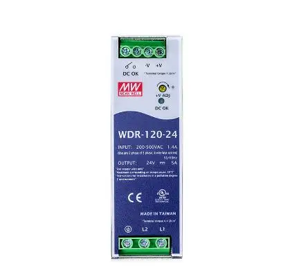 

Switching power supply WDR-120-24 120W | 24V | 180-550VAC/254-780VDC