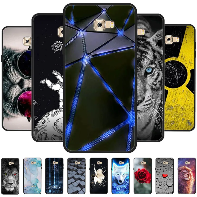 For Samsung Galaxy C9 Pro Case Shockproof Soft TPU Silicone Phone Cover For Samsung C7 Pro C 9 C9Pro c 7 Funda Capa Cartoon