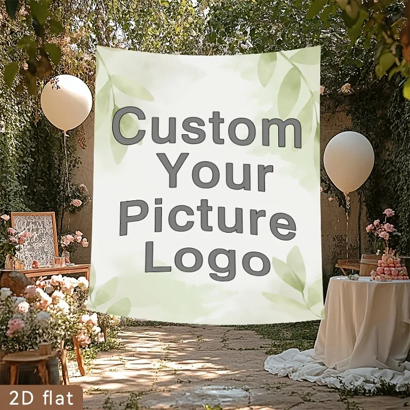 1 Customizable Wall Decoration Suitable for Holiday and Birthday Parties; Photo Customization Available.