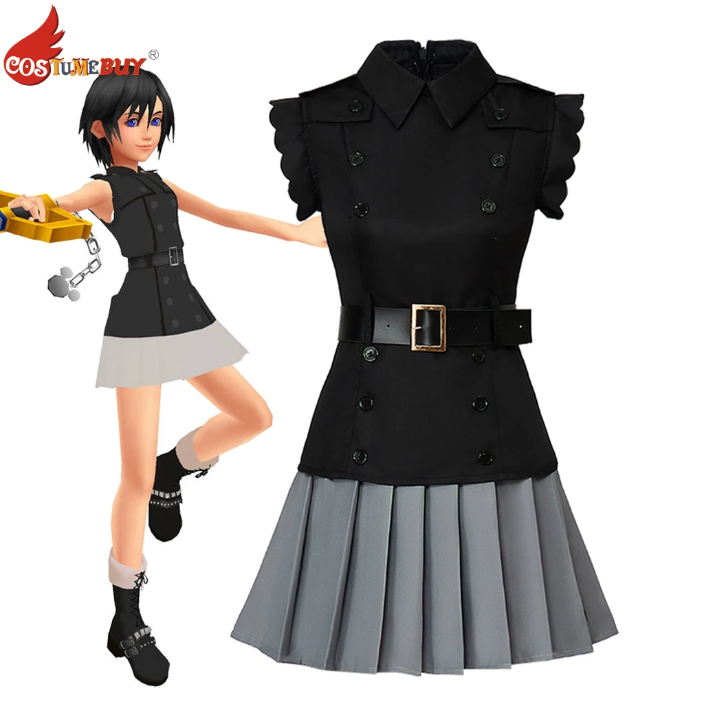 kingdom-heart-iii-game-kh3-xion-new-style-cosplay-costume-adult-student-casual-wear-sleeveless-short-top-with-jk-skirt-outfit