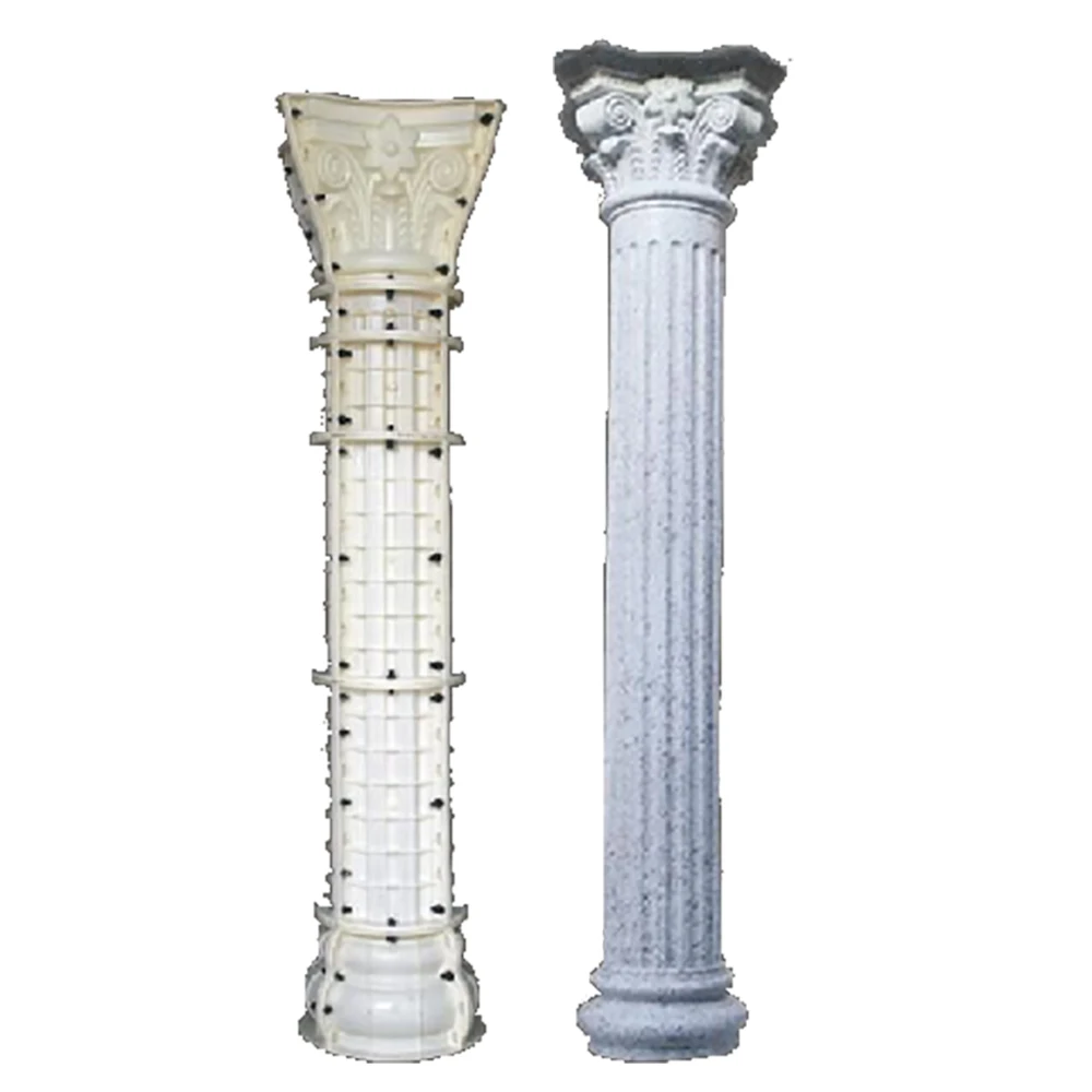 25cm/9.84in Round Column Wedding Ceremony Party Decoration Reusable Mould Pedestal Flower Seat Gypsum Concrete Mold