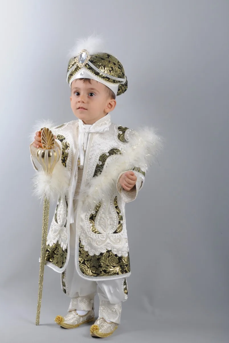 

Boy Prince Mevlut Ottoman Caftan Costume circumcision dress special day newborn baby boy suit islamic dress