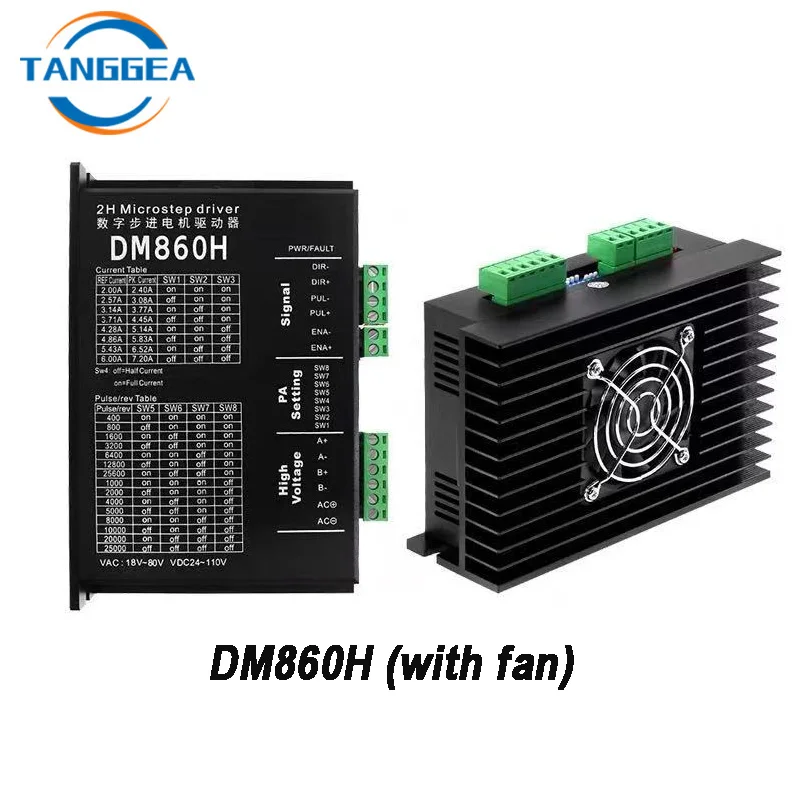 

Stepper Motor Driver DM860 DM860H DSP Controller alternative of Leadshine MA860H DMA860H