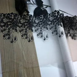 Neon Color Embroidery Lace Trim DIY Sexy Doll Sewing Accessory Love Heart Shaped Tulle Lace for Dress Craft Lingerie Needle Work