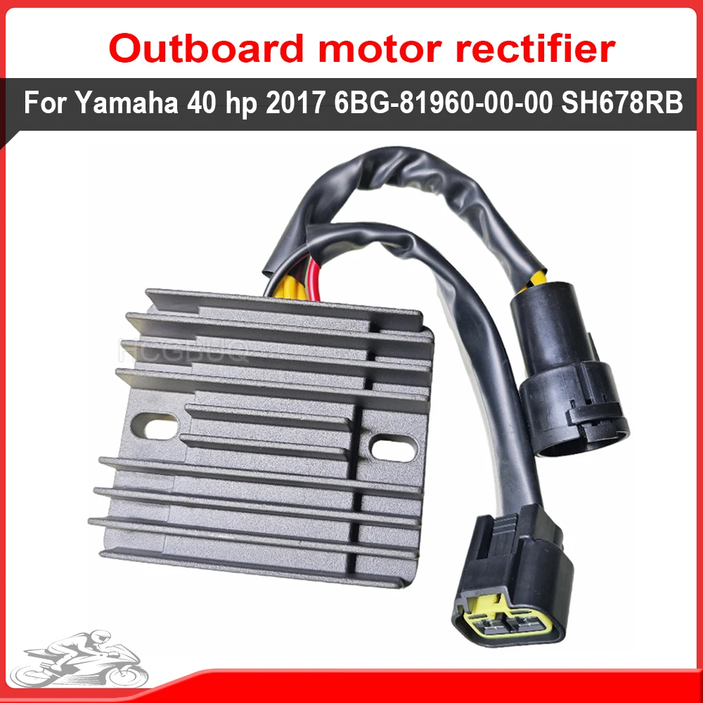 

Outboard motor rectifier For Yamaha 40 hp 2017 6BG-81960-00-00 SH678RB