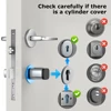 RAYKUBE V1 조정 가능한 TT 잠금 장치/Tuya Bluetooth 스마트 지문 디지털 실린더 잠금 장치(APP/비밀번호/RFID 카드/키 잠금 해제 포함) 4