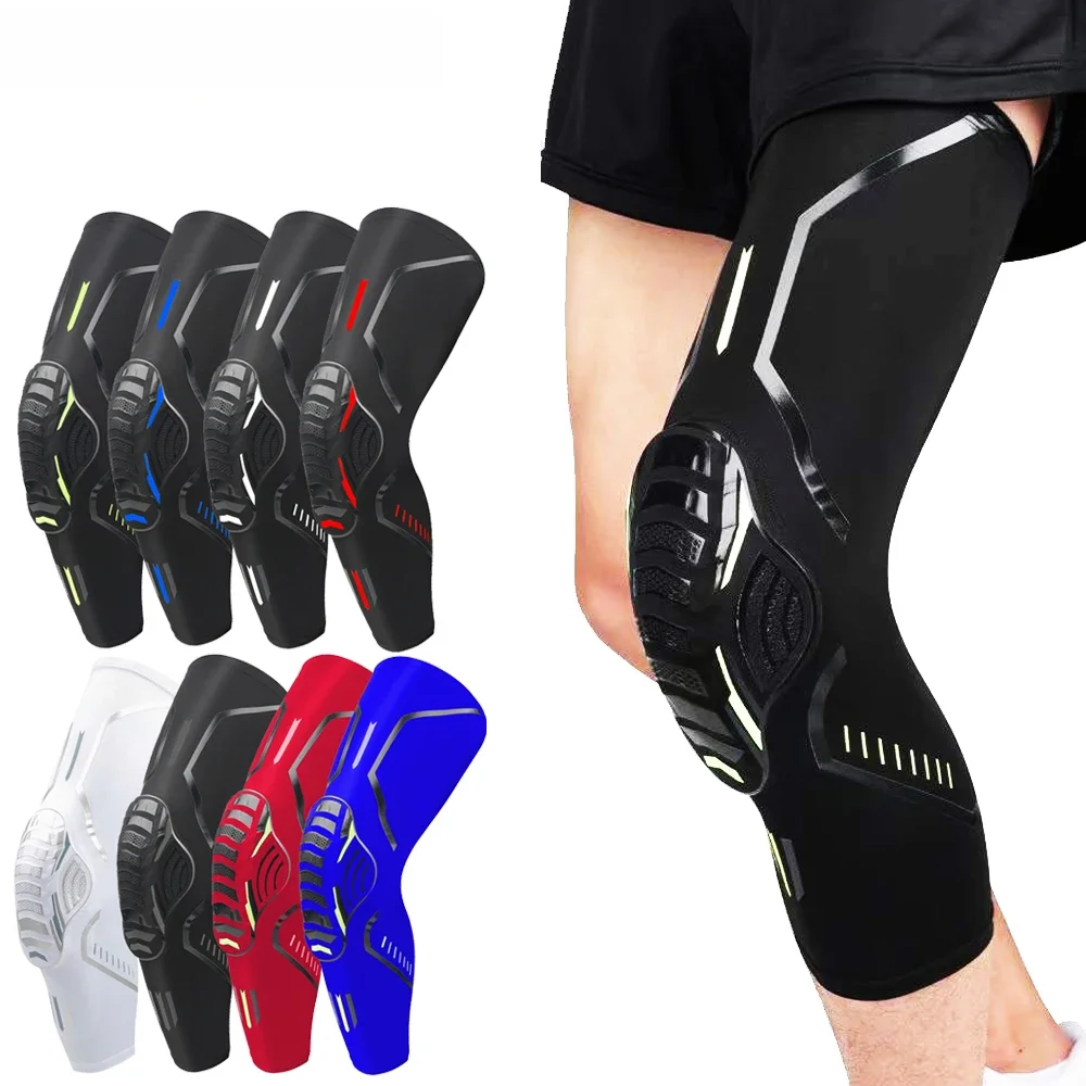 AliExpress NONE 1Pair Sports Knee Pad Padded Bike Cycling Knee Protection Breathable Basketball Anti-collision Sports Knee Support Guard Covers